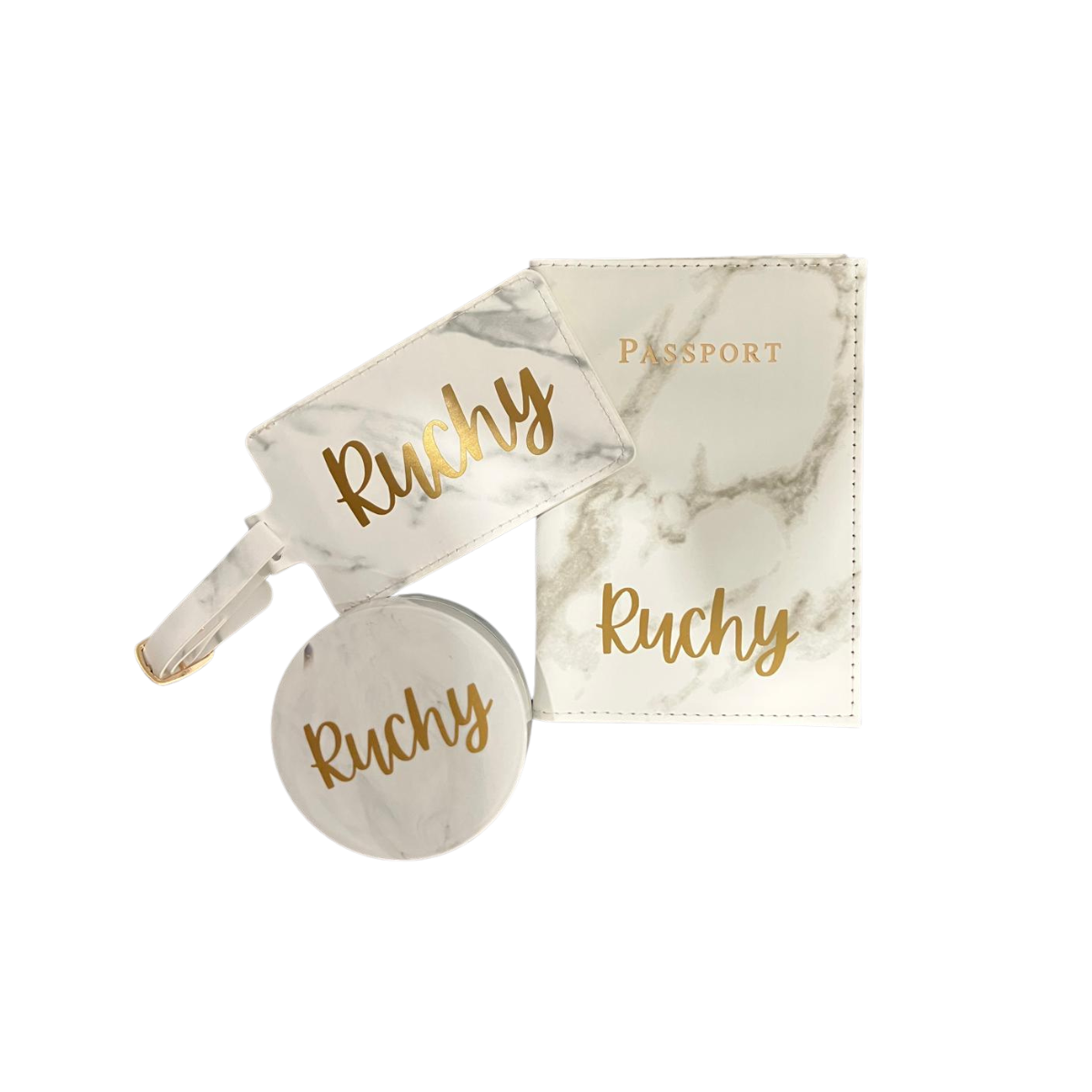 Passport Holder & Luggage Tag Set