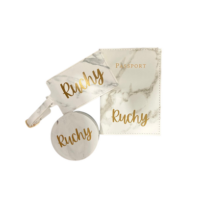 Passport Holder & Luggage Tag Set