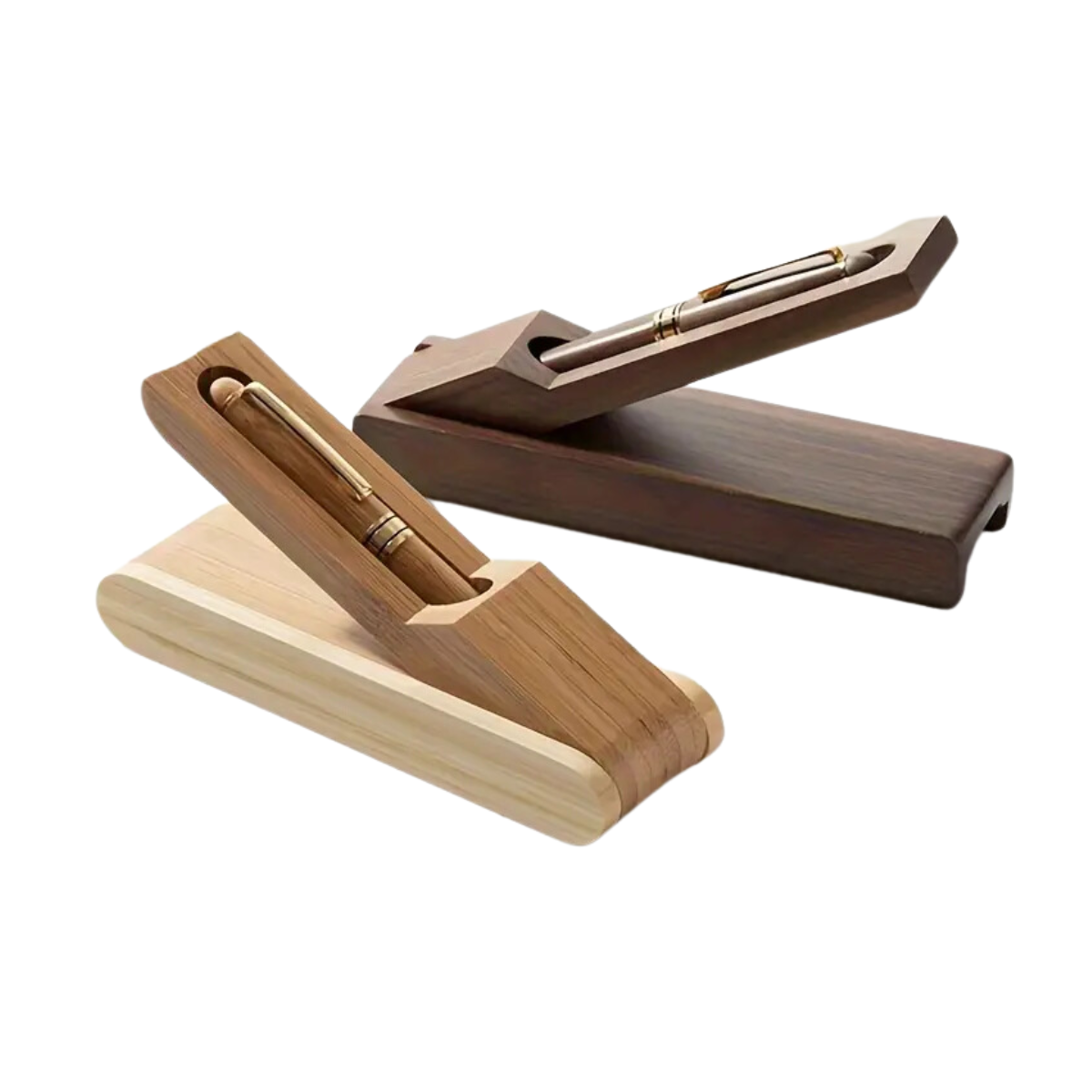 Wood Pen & Stand Set