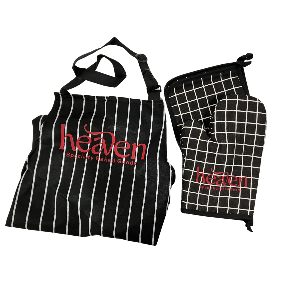 Oven Mitts & Apron Set